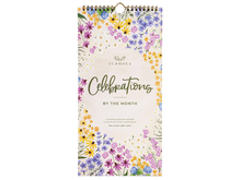 Floral Perpetual Celebration Wall Calendar