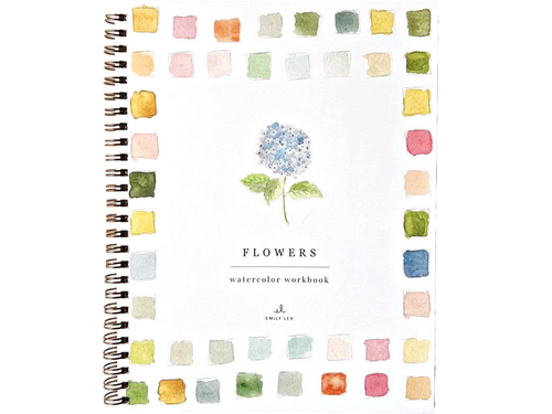 Flowers Watercolor Workbook