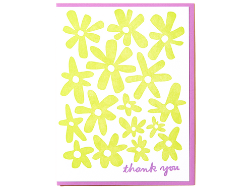 Flower Thank You, Single Card