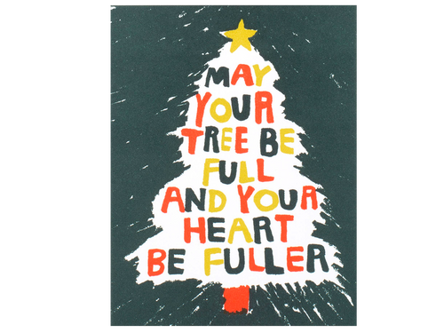 Full Christmas Tree, Single Card