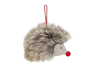 Furry Hedgehog Ornament