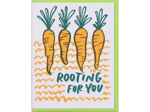 Garden Carrots Encouragement, Single Card