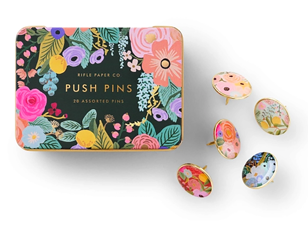 Garden Party Push Pin Set