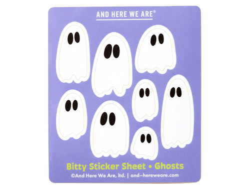 Ghosts Vinyl Sticker Sheet