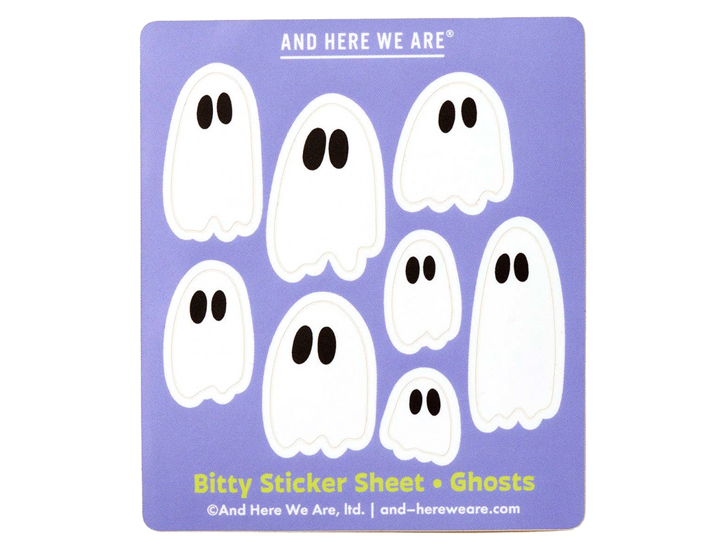 Ghosts Vinyl Sticker Sheet