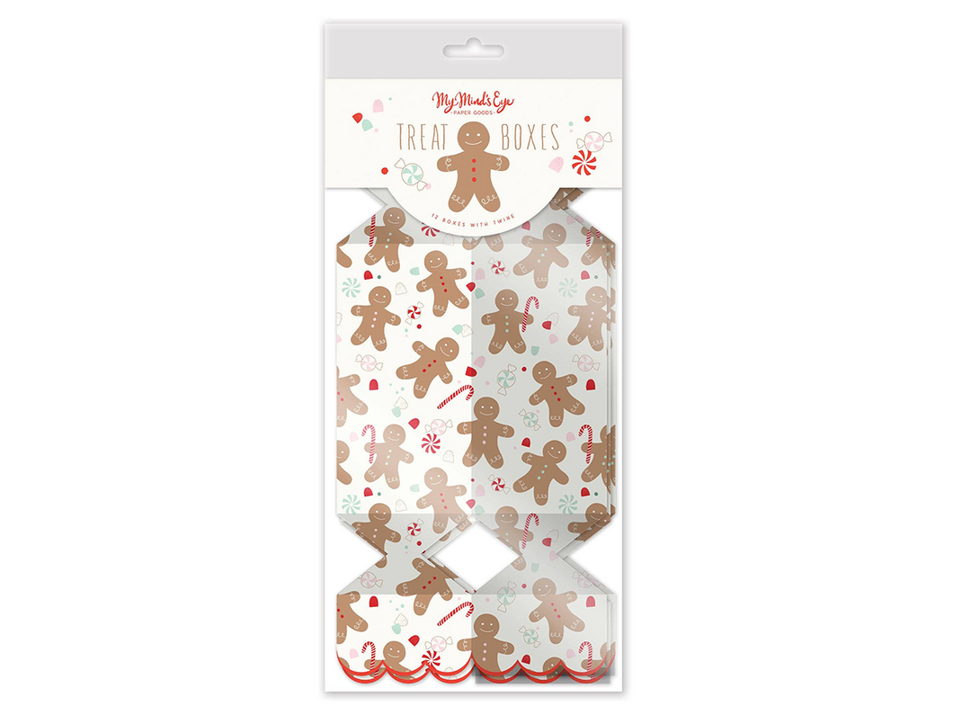Gingerbread Men Treat Boxes