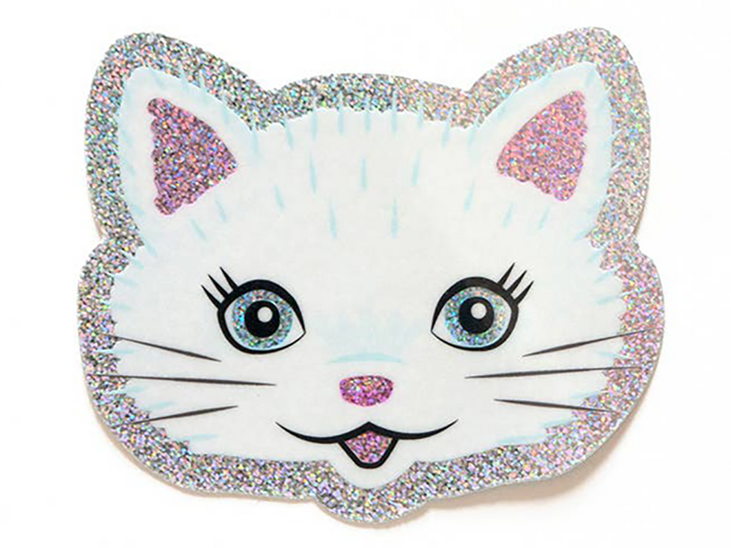 Glitter Cat Sticker