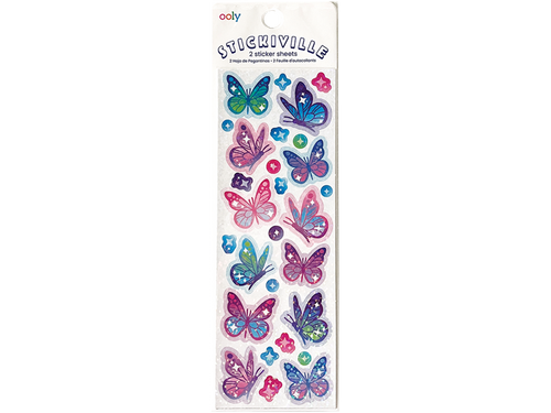 Stickiville Stickers, Glittery Butterflies
