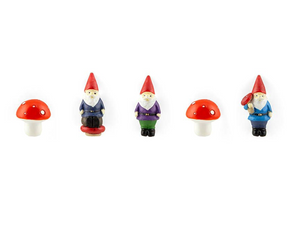 Gnome & Mushroom Magnets