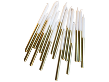 Gold Metallic Dip 16 Candle Set