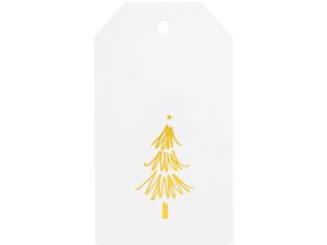 Gold Tree Gift Tag, Set of 10