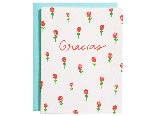 Gracias Floral, Single Card