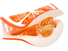 Grapefruit Slice Claw Clip