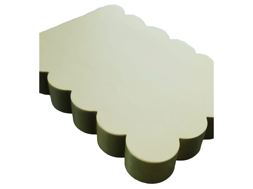 Scalloped Shaped Notepad