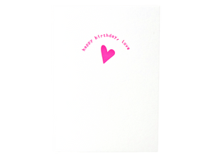 HBD Love, Single Card