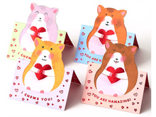 Hamster Valentine's Day Card Set