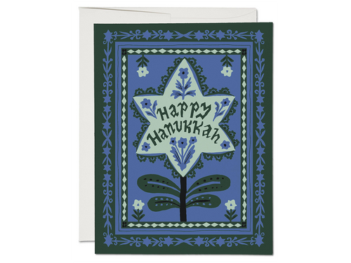 Hanukkah Stamp, Single Card