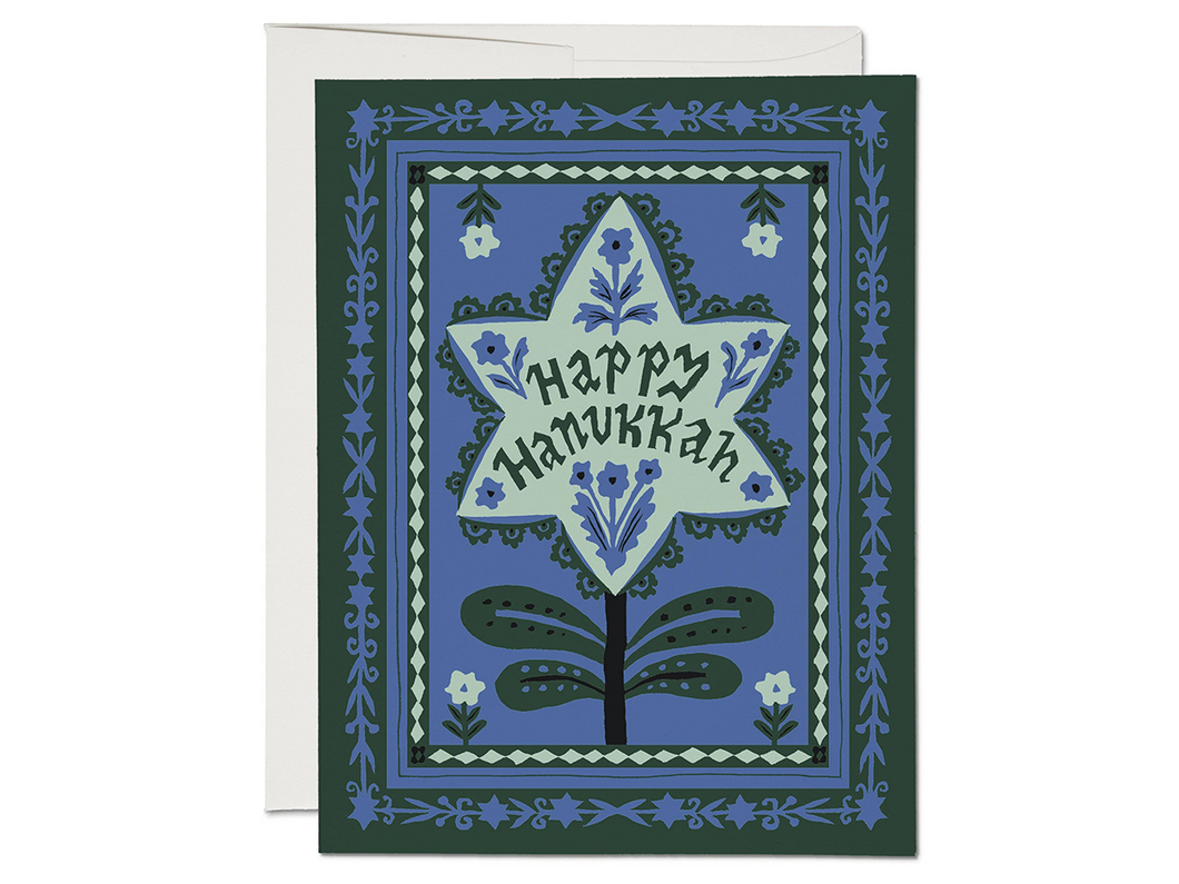 Hanukkah Stamp, Single Card