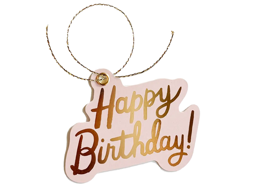Happy Birthday Diecut Gift Tags