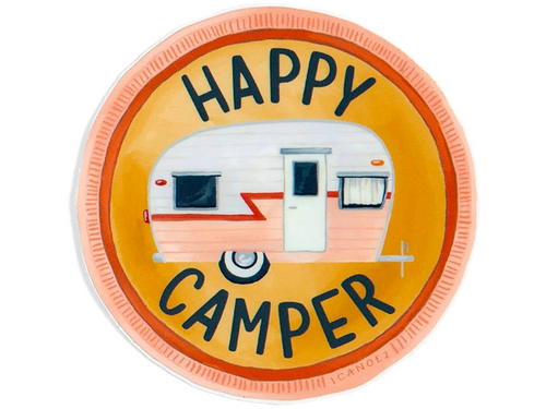 Happy Camper Decal Sticker