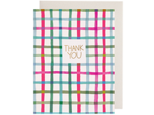 Happy Plaid Thank You, Boxed Set of 6