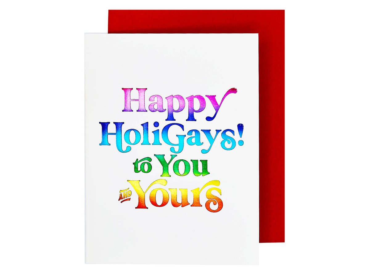 Happy Holigays, Single Card – Noteworthy Paper & Press