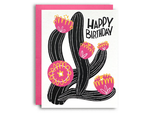 Happy Birthday Cactus, Single Card