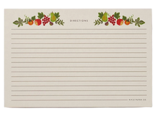 Harvest Recipe Cards, Set of 12