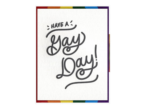 Have a Gay Day, Single Card