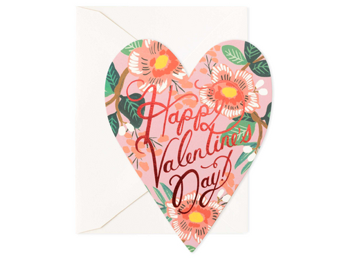 Heart Blossom Valentine Card