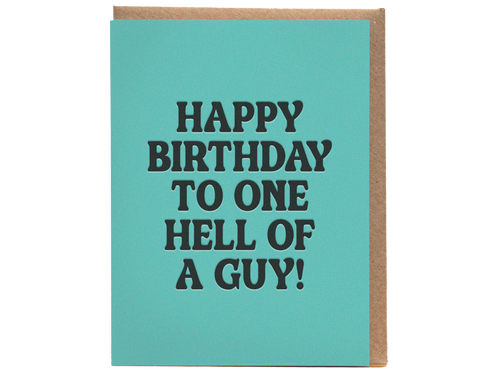 Hell of a Guy Birthday, Single Card