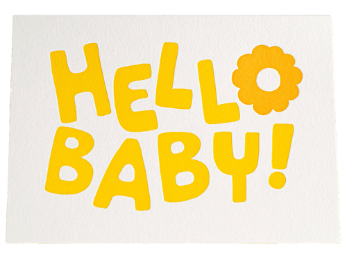 Hello Baby, Single Card