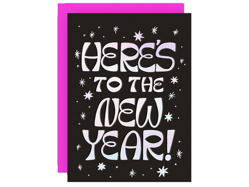 Here's to the New Year, Single Card