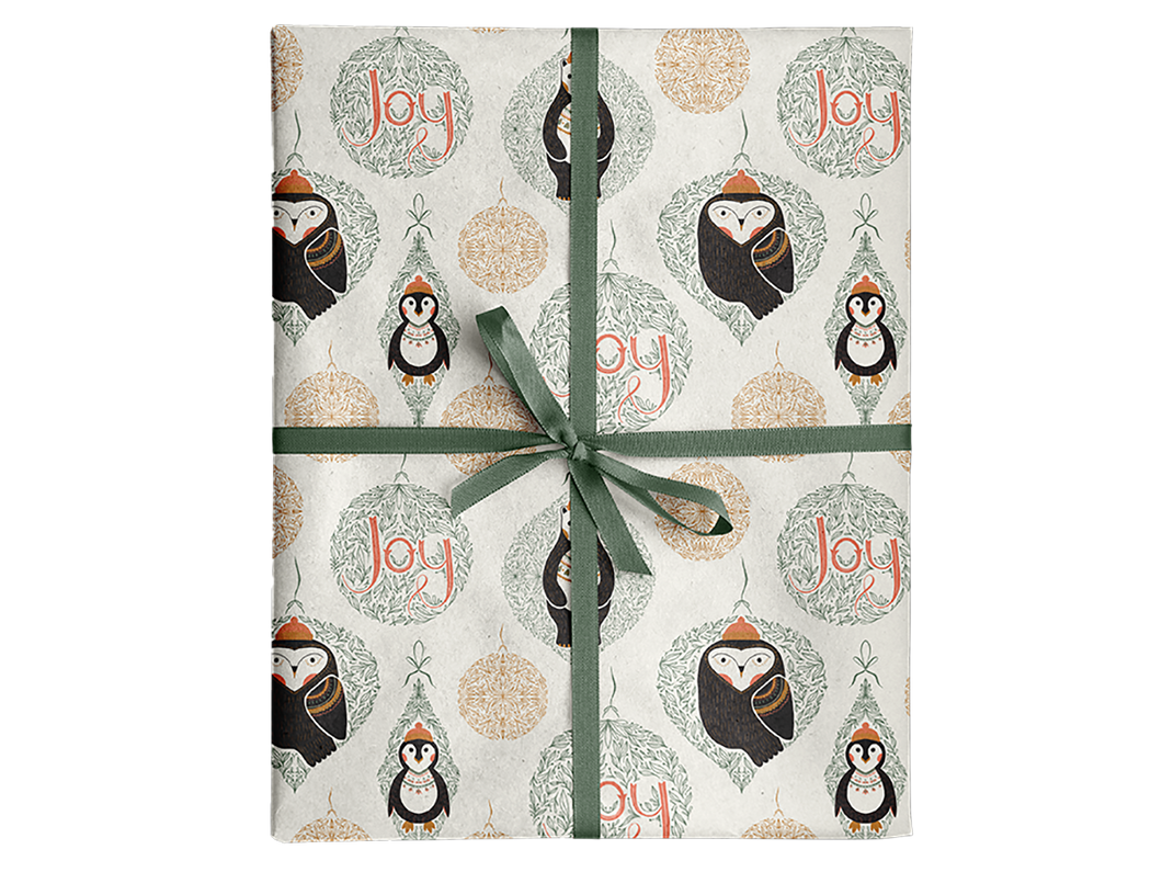 Holiday Animal Wrap, Set of 3 Sheets