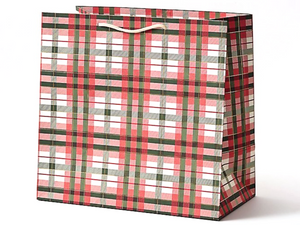 Holiday Plaid Gift Bags