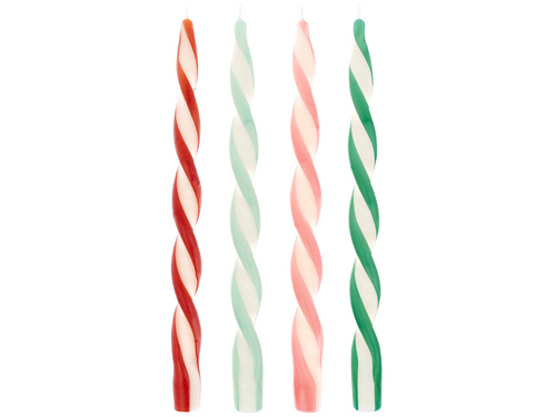 Stripe Twist Candles