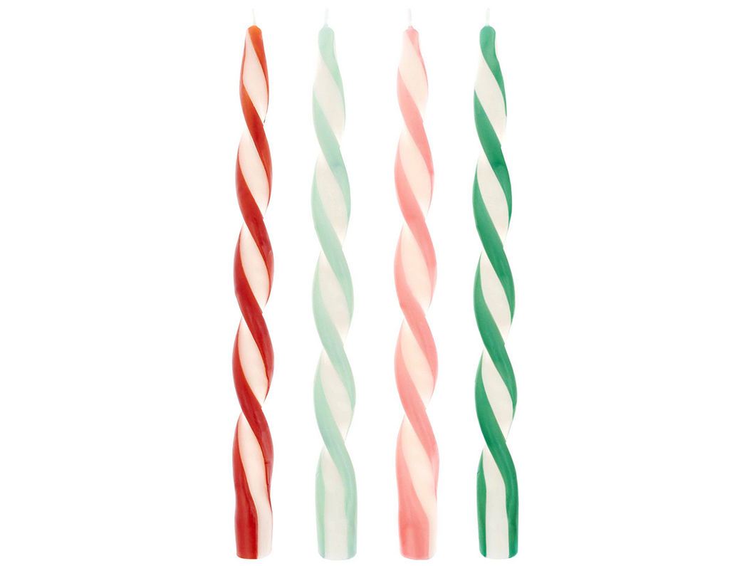 Stripe Twist Candles