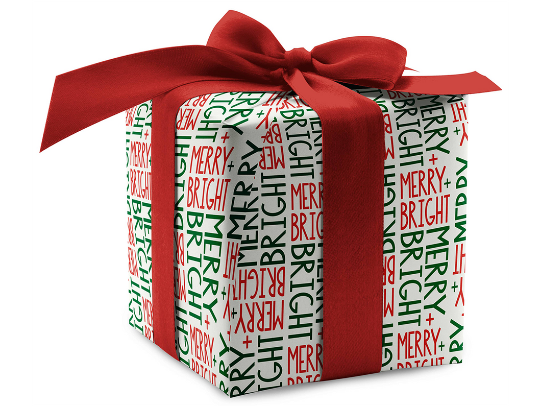 Merry + Bright Wrapping Paper, Set of 2 Sheets