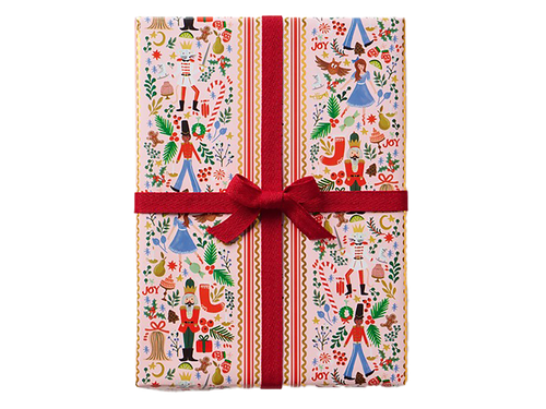 Holly Jolly Nutcracker Continuous Wrapping Roll