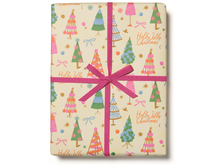 Holly Jolly Trees Wrapping Paper, Set of 3 Sheets
