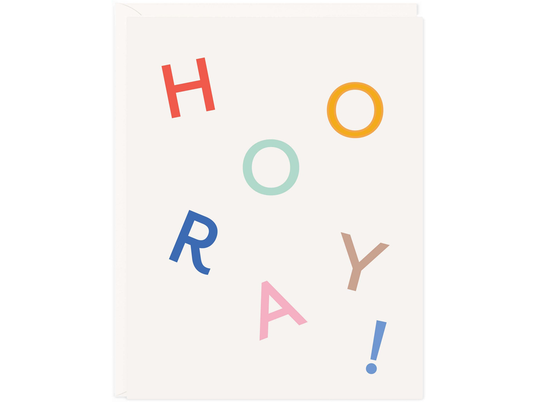 Hooray Letters, Single Card