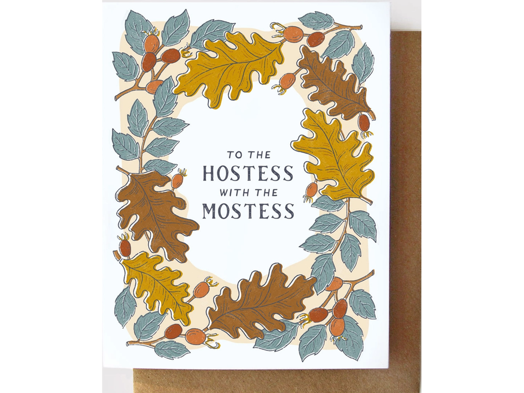 To the Hostess with the Mostess, Single Card