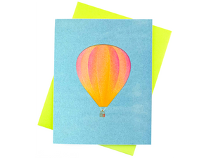 Hot Air Balloon, Single Card