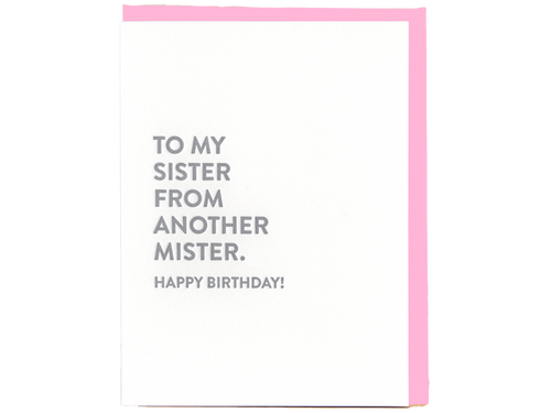 Sister Mister, Single Card