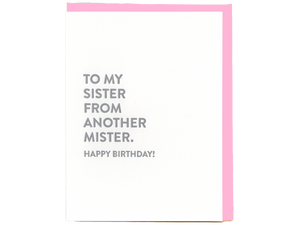 Sister Mister, Single Card