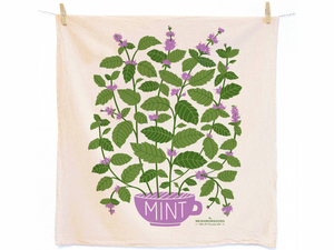 I Lilac You, Mint & Lilac Dish Towel, Set of 2