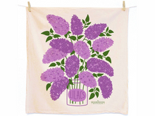 I Lilac You, Mint & Lilac Dish Towel, Set of 2