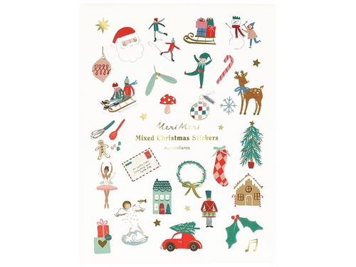 Mixed Icon Christmas Stickers