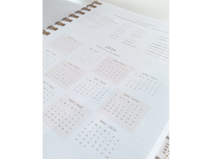 2024 Sun & Moon Spiral Bound 12-Month Planner