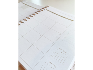 2024 Rainbow Hidden Spiral 12-Month Planner